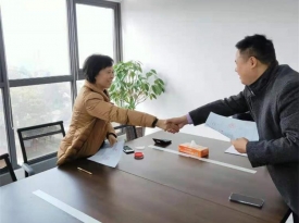 公司第二台电梯销售合同签订(湘潭富力城)
